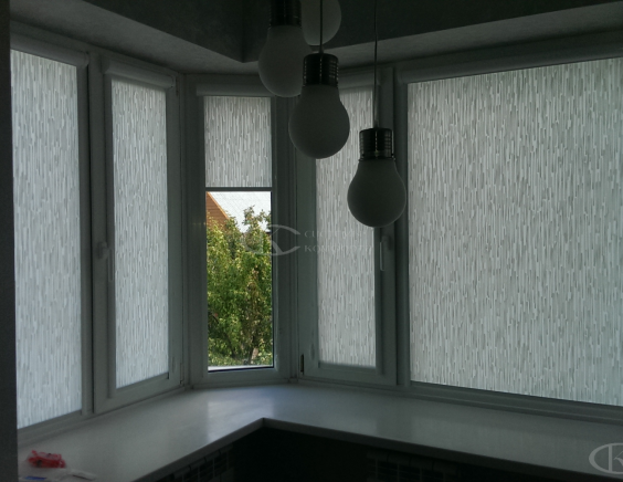 Портфолио Ролл шторы на пластиковые окна